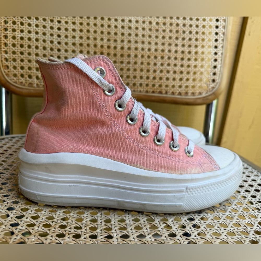 Pink Converse Chuck Taylor All Star Move Platform High Top Sneakers size 6